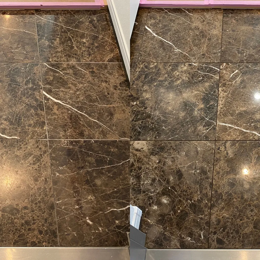 marble restoration before and after