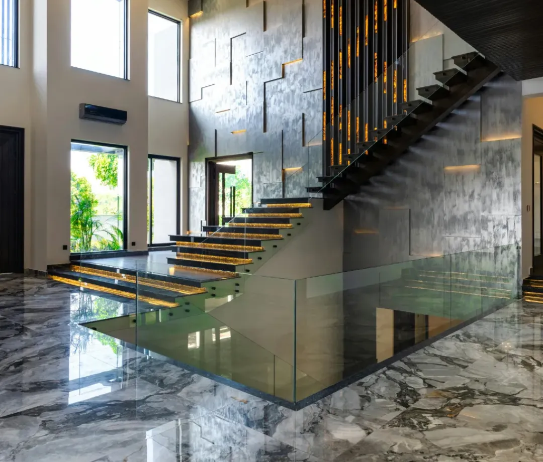crystal-clear-floor-marble floors using diamond polishing