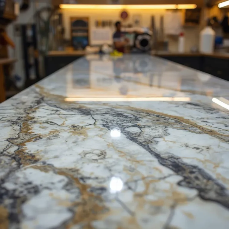 cystal clear countertop polish by marblux dubai
