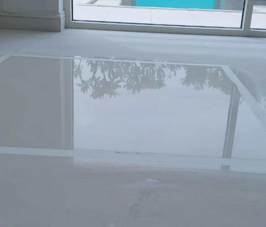Professional marble floor cleaning service using stone-safe cleaners